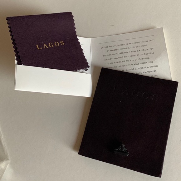 LAGOS jewerly pouch and cleaning/polishing cloth - Picture 1 of 5